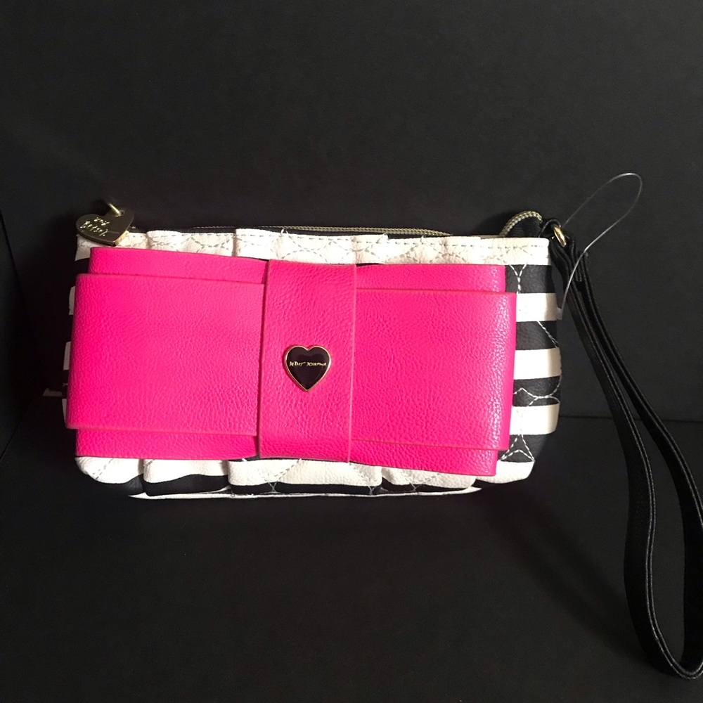 Betsey Johnson wallet Wristlet zipper